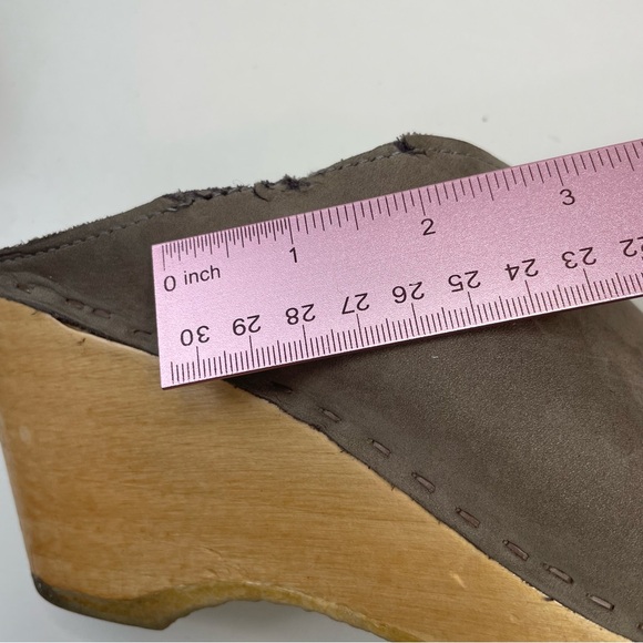 No.6 New School Clog on Wedge in Gray size 39EU Handmade in the U.S. - Picture 12 of 12